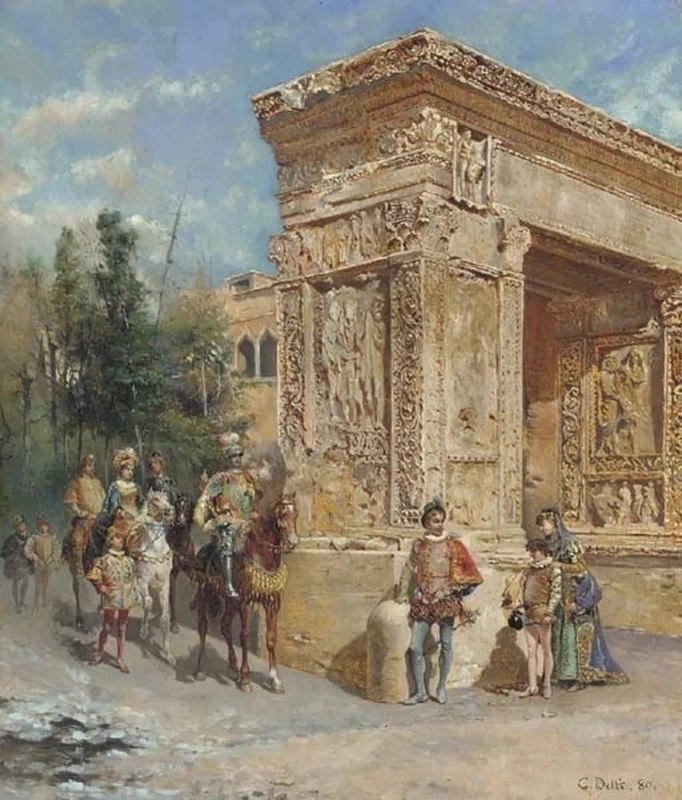Cesare Detti - La processione